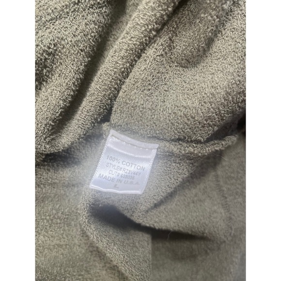 Green Dragon Trench Military Style Double Breasted Army Green Studded Star SizeL - Picture 6 of 16